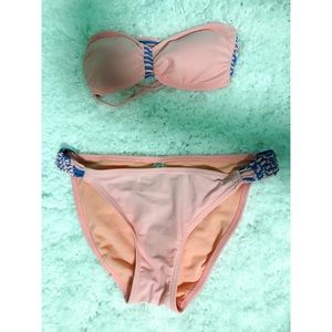 COLORFUL STRAPLESS BIKINI WITH STRINGY BACK ✨